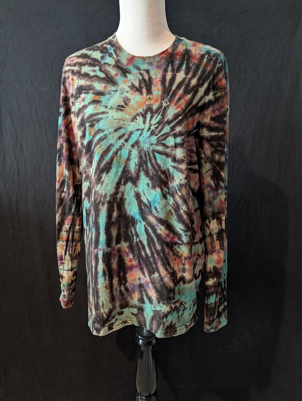 New Reverse Tiedye Unisex Long Sleeve Shirt
